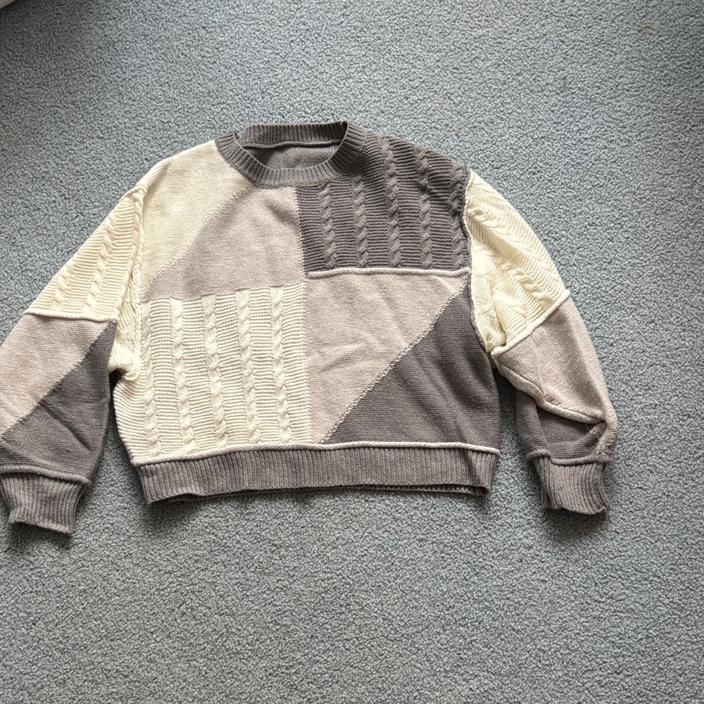 Patchwork sweater
